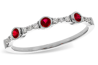 F320-57597: LDS WED RG .15 RUBY .24 TGW