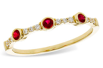 F320-57597: LDS WED RG .15 RUBY .24 TGW