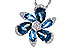 F320-58488: NECKLACE 3.03 BLUE TOPAZ 3.22 TGW