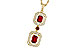 F320-58543: NECK 1.22 TW RUBY 1.43 TGW