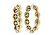 F320-60361: GOLD EARRINGS (18MM)