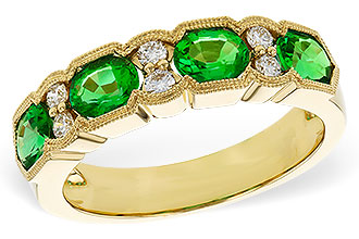 F320-62161: LDS WED RG 1.20 EMERALD 1.38 TGW (5x4MM EMER)