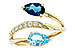 F321-45761: LDS RG 3.56 TW BLUE TOPAZ 3.70 TGW (8x5MM BT)
