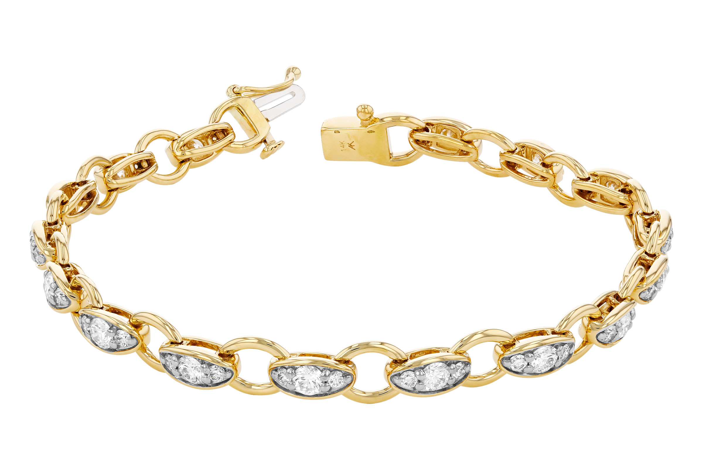 F321-46715: BRACELET 2.20 TW (7")