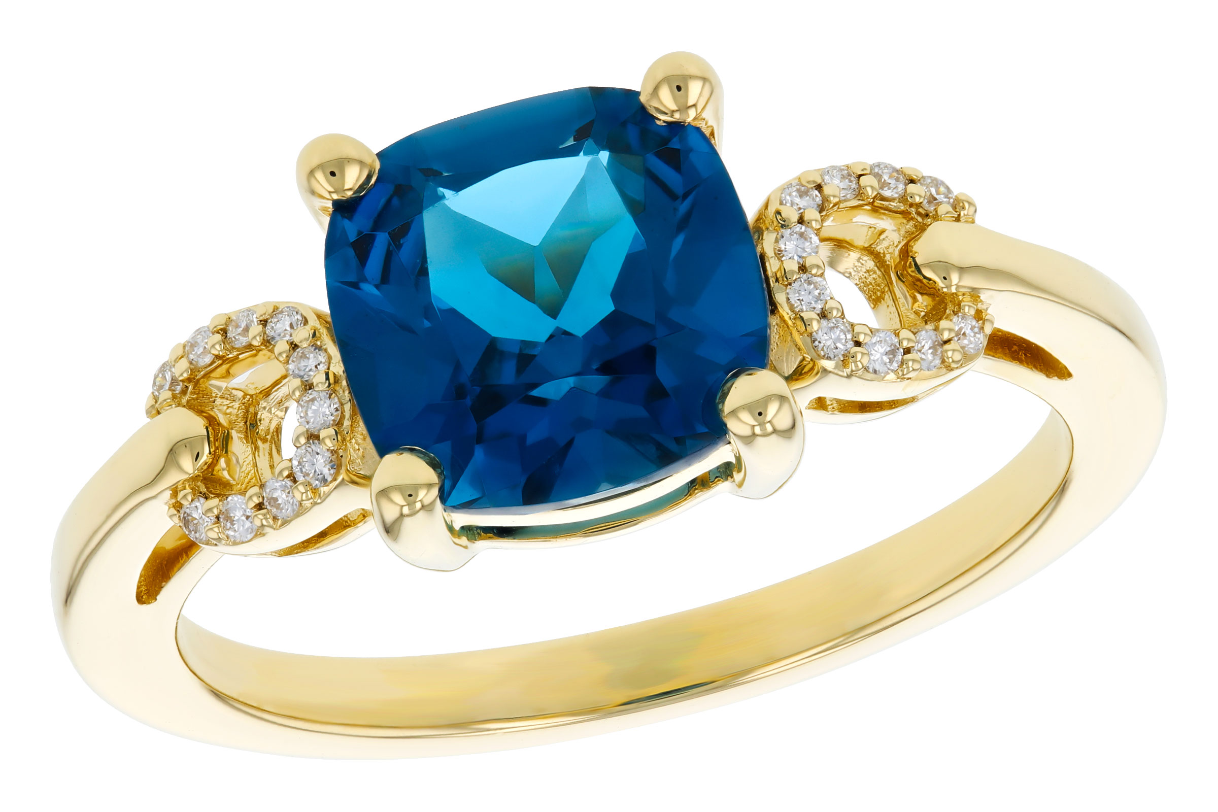F321-47588: LDS RG 2.16 LONDON BLUE TOPAZ 2.21 TGW (8MM LBT)