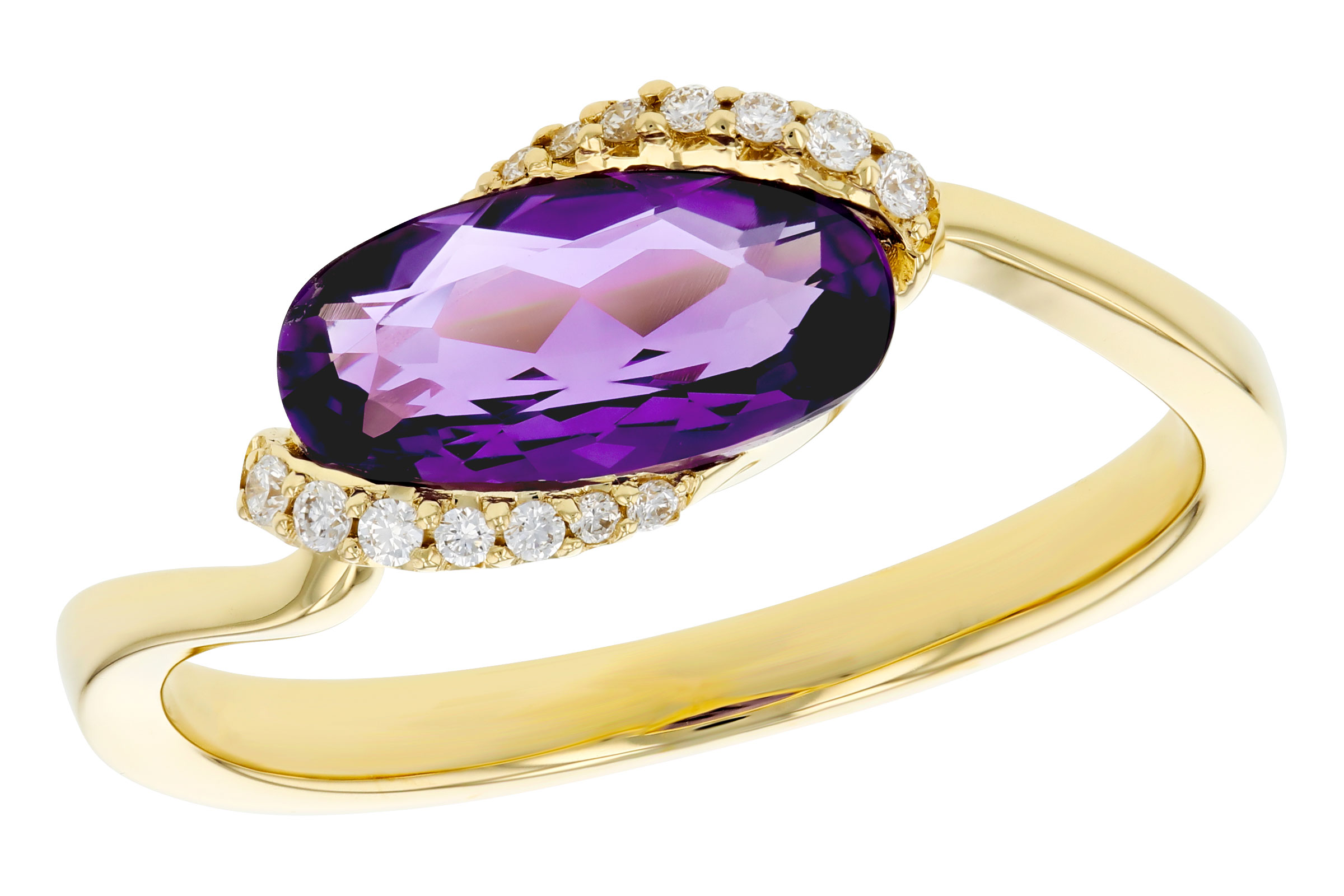 F321-47597: LDS RG 1.07 TW AMETHYST 1.13 TGW (10x5MM AMY)