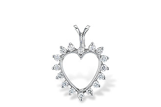 G052-39443: HEART PENDANT .23 TW