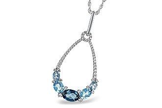 G233-31224: NECK 1.76 BLUE TOPAZ 1.96 TGW