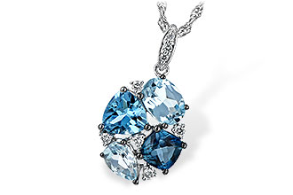 G235-10279: NECK 2.60 BLUE TOPAZ 2.70 TGW