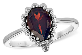 G235-13079: LDS GARNET RING 1.38 CT