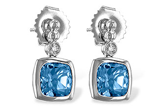 G235-13943: EARR 1.76 BLUE TOPAZ 1.80 TGW