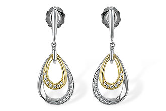 G235-14870: EARRINGS .12 TW