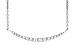 G236-04906: NECKLACE .20 TW (16 STONES)