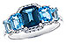 G319-66715: LDS RG 2.15 TW BLUE TOPAZ 2.30 TGW