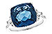 G319-67624: LDS RG 9.00 LONDON BLUE TOPAZ 9.25 TGW (12MM LBT)