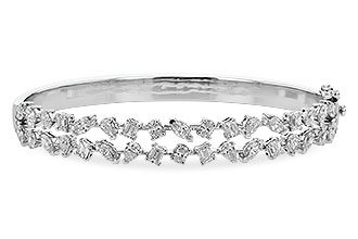 G319-71270: BANGLE 3.50 TW FANCY CUT DIAS