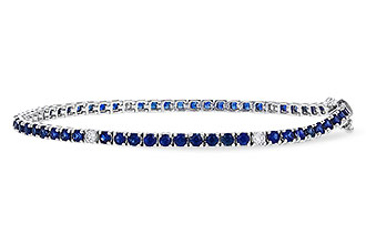 G320-55797: BRACELET 3.27 TW SAPP 3.52 TGW (7")