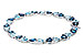 G320-56697: BRACELET 12.20 BLUE TOPAZ 12.50 TGW (7")