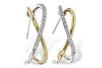 G320-56715: EARRINGS .50 TW
