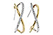 G320-56715: EARRINGS .50 TW