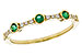 G320-57588: LDS WED RG .11 EMERALD .20 TGW