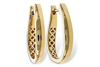 G320-60352: GOLD EARRINGS (22MM)
