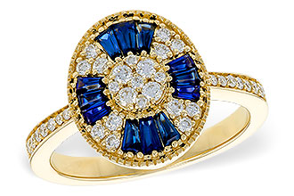G320-61261: LDS RG .56 TW SAPPHIRE .86 TGW