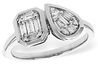 G320-62161: LDS DIA RG .17 TW BAGUETTE .25 TW