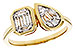 G320-62161: LDS DIA RG .17 TW BAGUETTE .25 TW