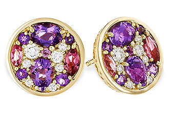 G320-63088: EARR .82 TW SEMI-PRECIOUS (P.TOUR, AMY) .98 TGW