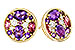 G320-63088: EARR .82 TW SEMI-PRECIOUS (P.TOUR, AMY) .98 TGW