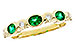 G321-45797: LDS WED RG .43 EMERALD .56 TGW