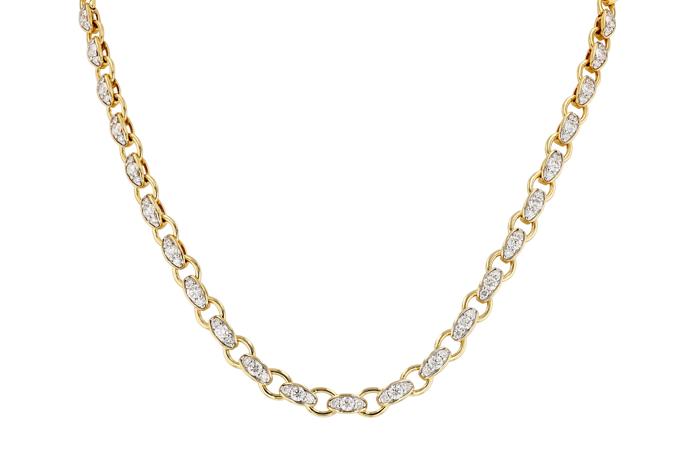 G321-47561: NECKLACE 3.18 TW (17.25")