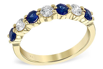 H231-48488: LDS WED RG .61 TW SAPP 1.00 TGW