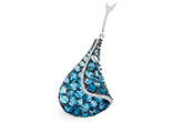 H233-32133: NECK 4.81 BLUE TOPAZ 4.94 TGW