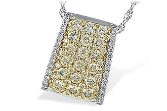 H235-11224: NECK .95 YELLOW DIAS 1.09 TW