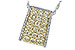 H235-11224: NECK .95 YELLOW DIAS 1.09 TW