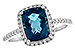 H235-17624: LDS RG 2.42 LONDON BLUE TOPAZ 2.62 TGW