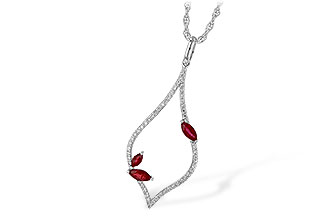 H236-00324: NECK .36 RUBY .56 TGW