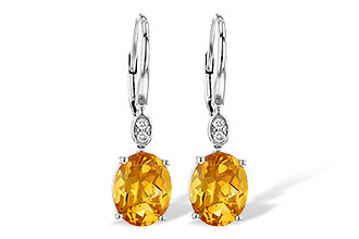 H236-08461: EARR 3.20 TW CITRINE 3.25 TGW (9x7MM CIT)