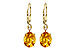 H236-08461: EARR 3.20 TW CITRINE 3.25 TGW (9x7MM CIT)