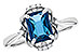 H318-75761: LDS RG 1.70 LONDON BLUE TOPAZ 1.76 TGW