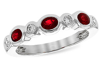 H318-75815: LDS WED RG .55 RUBY .68 TGW