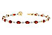 H318-76661: BRACELET 6.44 GARNET 6.60 TGW