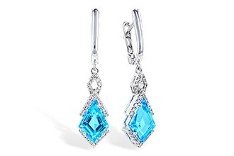 H319-65770: EARR 2.72 TW BLUE TOPAZ 2.90 TGW