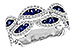 H319-72170: LDS WED RG .81 TW SAPP 1.22 TGW