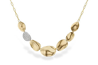H320-55806: NECKLACE .38 TW (18")