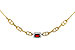 H320-56670: NECK .63 GARNET .75 TGW (6x4MM E.C. GAR / 18")