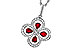 H320-56688: NECKLACE .68 RUBY TW .96 TGW