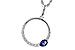 H320-57561: NECKLACE .28 SAPPHIRE .43 TGW
